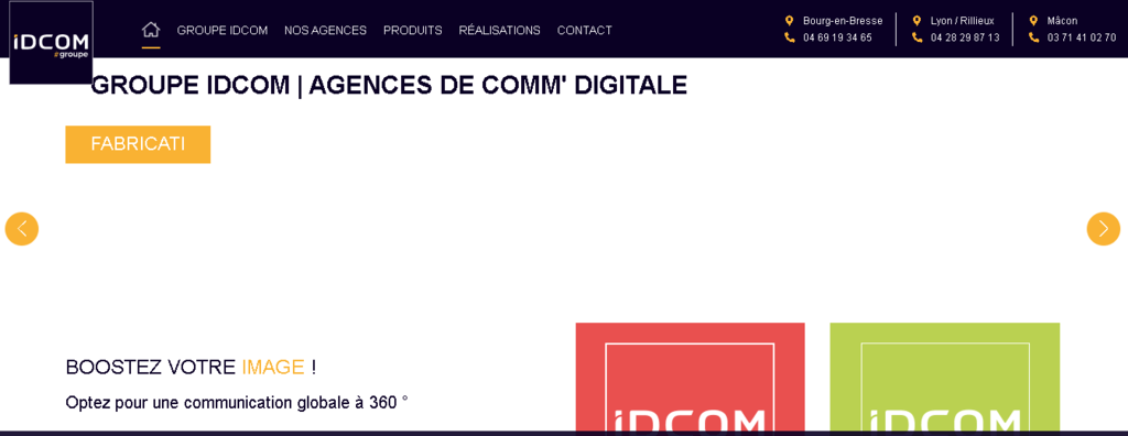  IDCOM Bourg-en-Bresse - Agences web Chalon-sur-Saône
