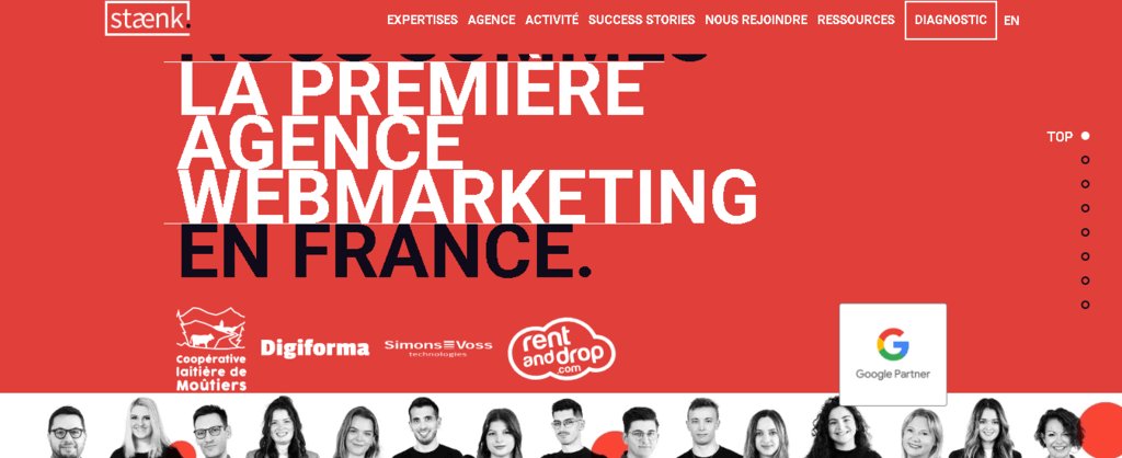  Staenk Agence Web Marketing Digital à Lyon - Agence web Bron 
