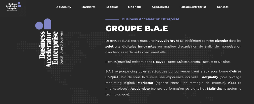  BAE groupe - Agences Web à Paris