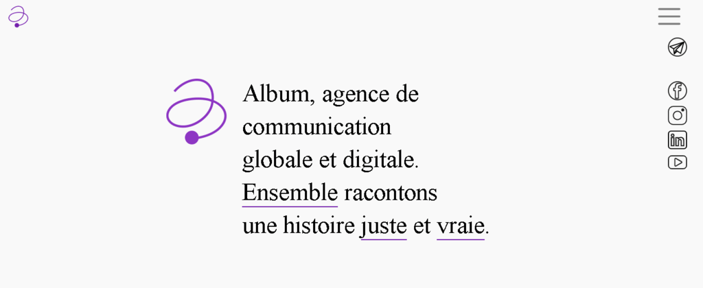  Album-Agence de communication globale et digitale à Macon - Agence web Mâcon