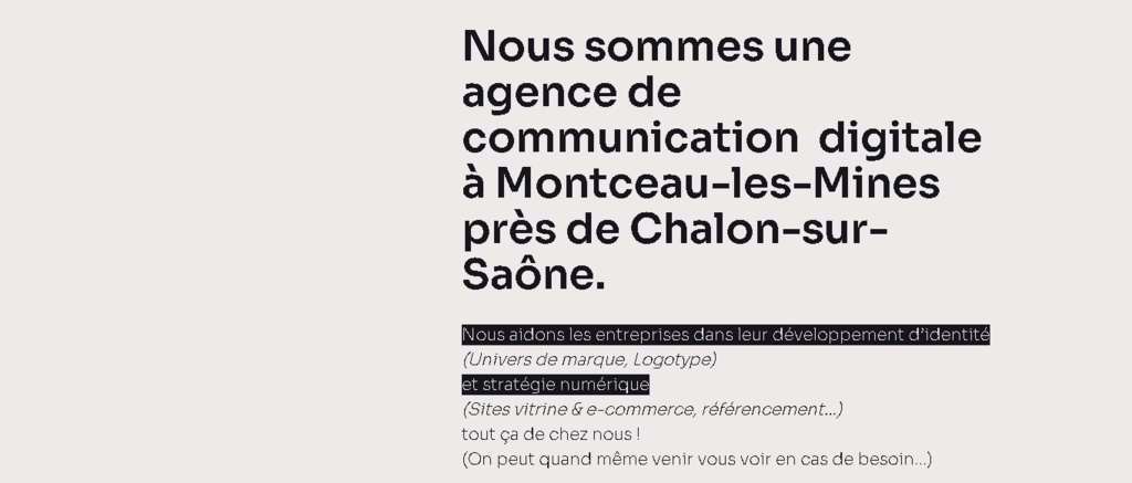  Ambiance web : Agence web - Agences Web à Montceau-les-Mines